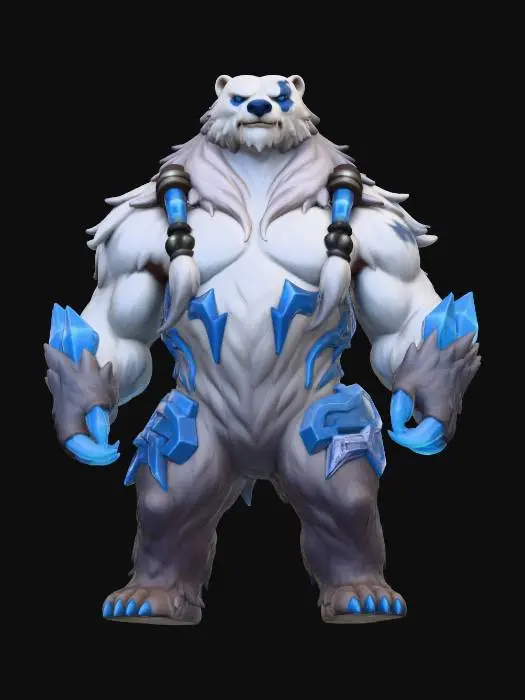 3D model for Glacial Guardian