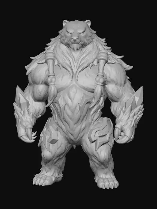3D model for Glacial Guardian