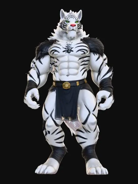 3D model for Forest Guardian Wolfman