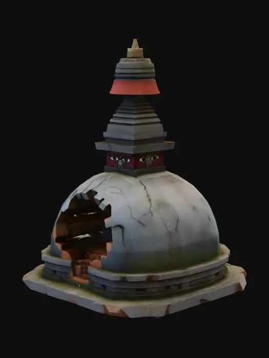 3D model for Stupa Serenity