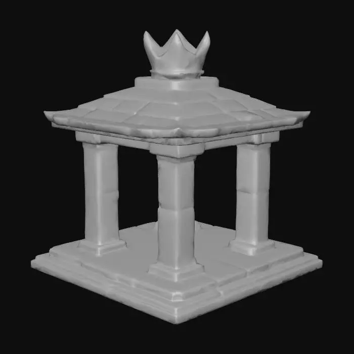 3D model for Crystal Shrine