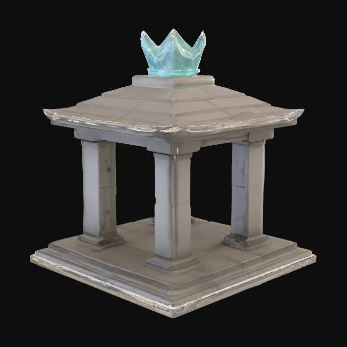 3D model for Crystal Shrine