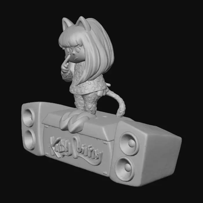 3D model for FNF Katy Perry Bluefrok Standing