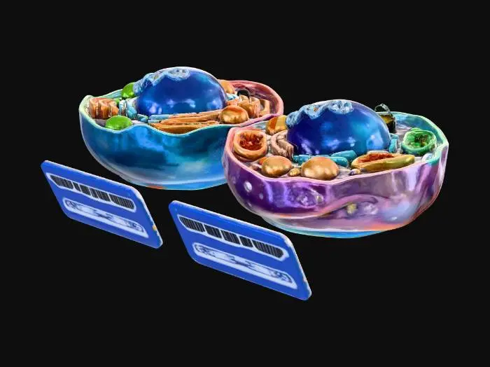 3D model for Cell Aging Comparison