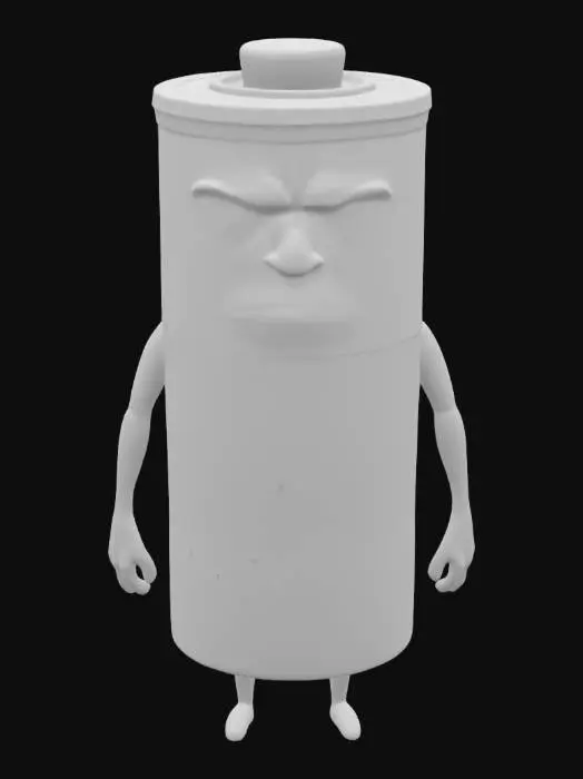 3D model for Grumpy Battery