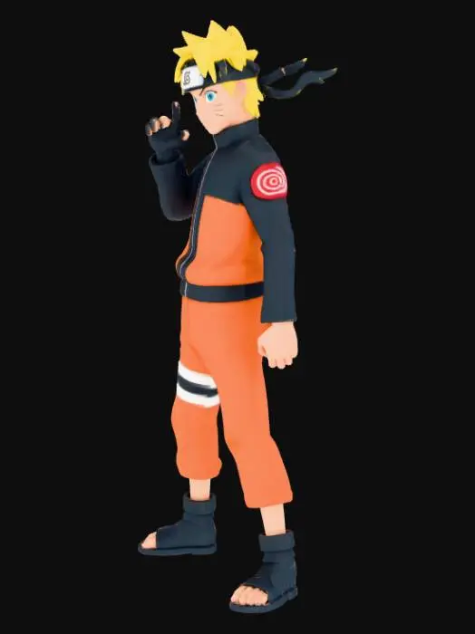 3D model for Naruto