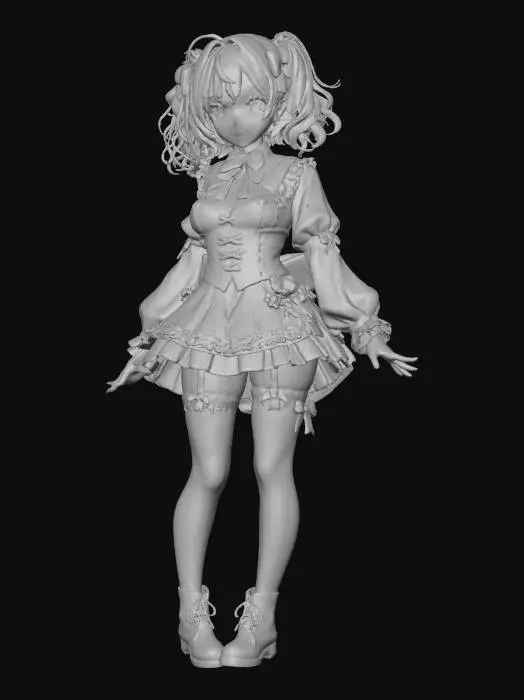 3D model for Gothic Elegance