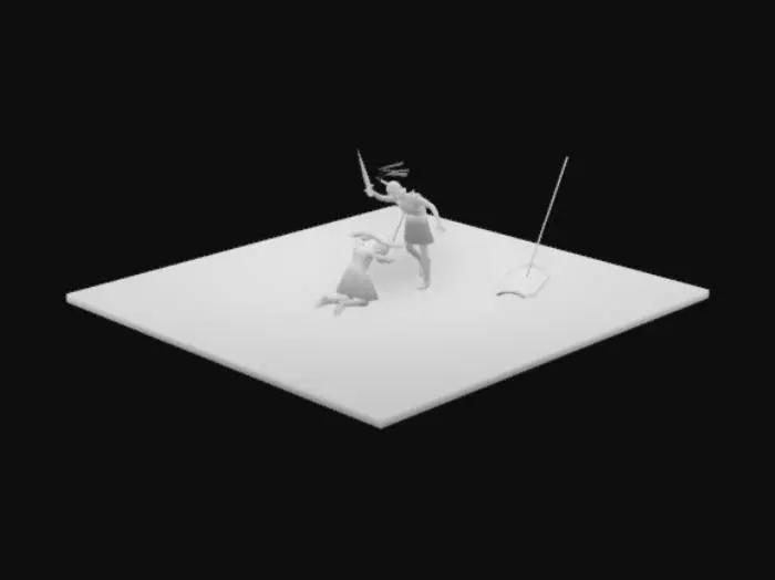 3D model for Menelao-Paride