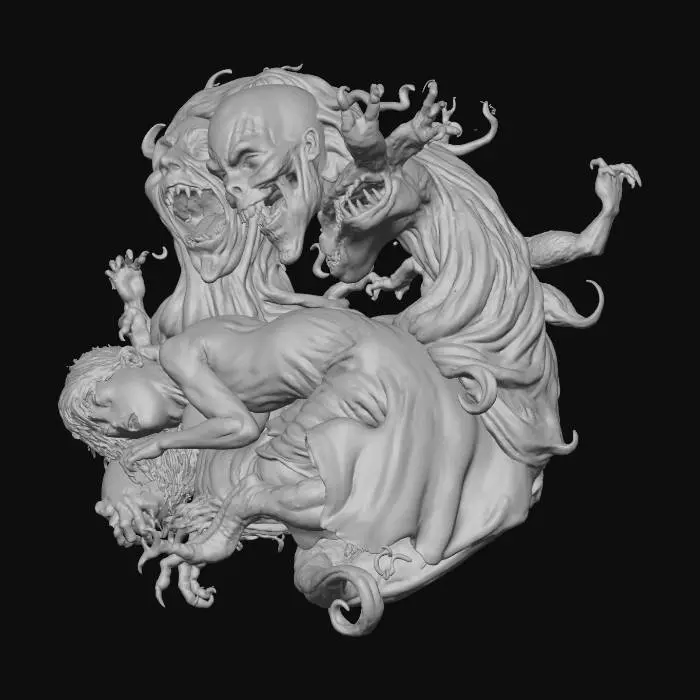 3D model for Nightmare Embrace