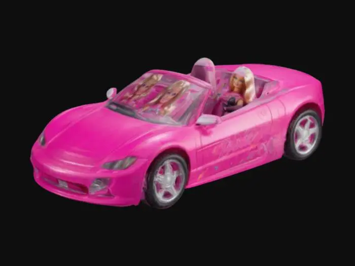 3D model for barbie car toy