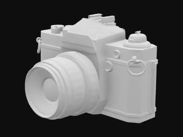 3D model for Vintage Nikon Camera reflex