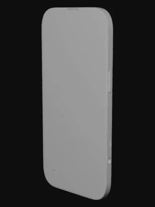 3D model for iPhone Back View