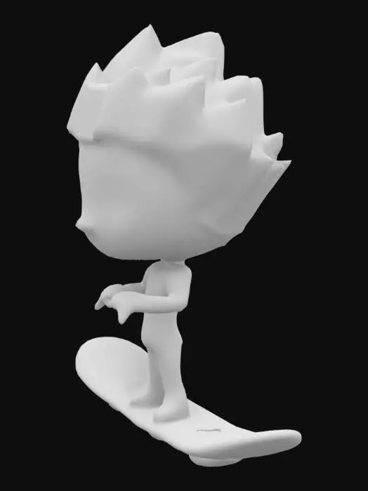 3D model for Nolik on a Hoverboard