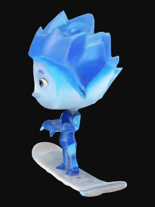 3D model for Nolik on a Hoverboard