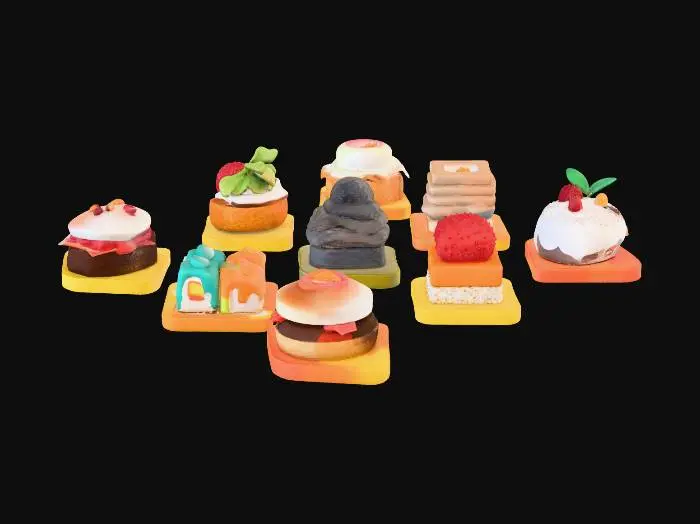 3D model for Sweet Delights Grid