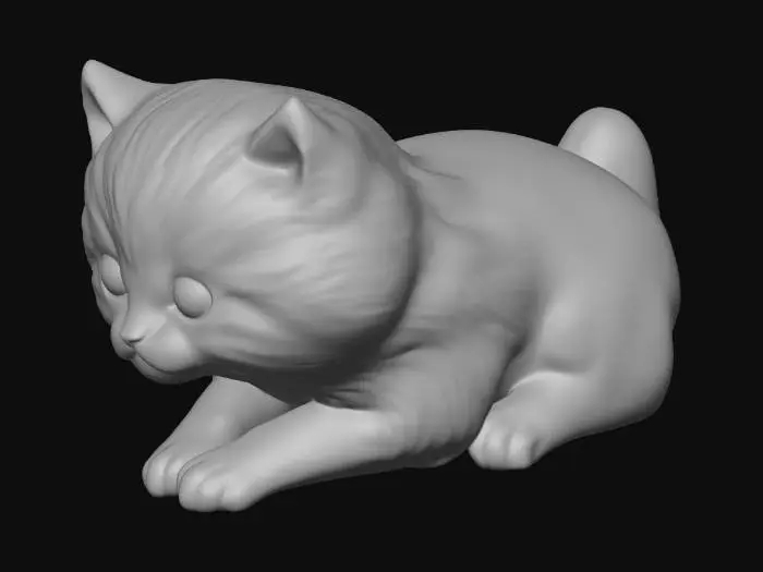 3D model for 아기 고양이