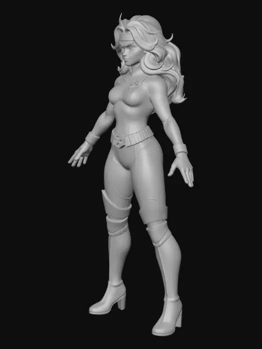 3D model for Heroic Stance