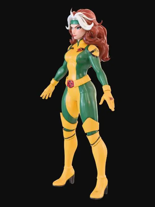 3D model for Heroic Stance