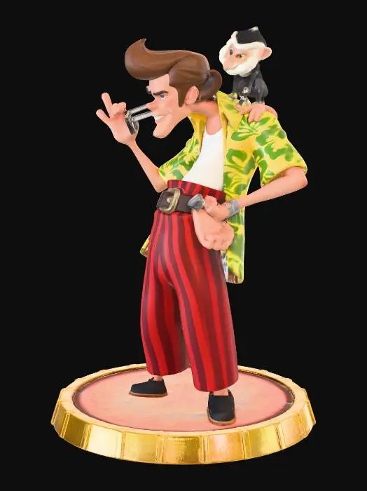 3D model for Detective Style with Monkey