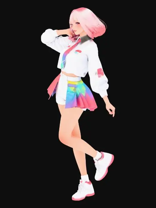 3D model for Vibrant Elegance