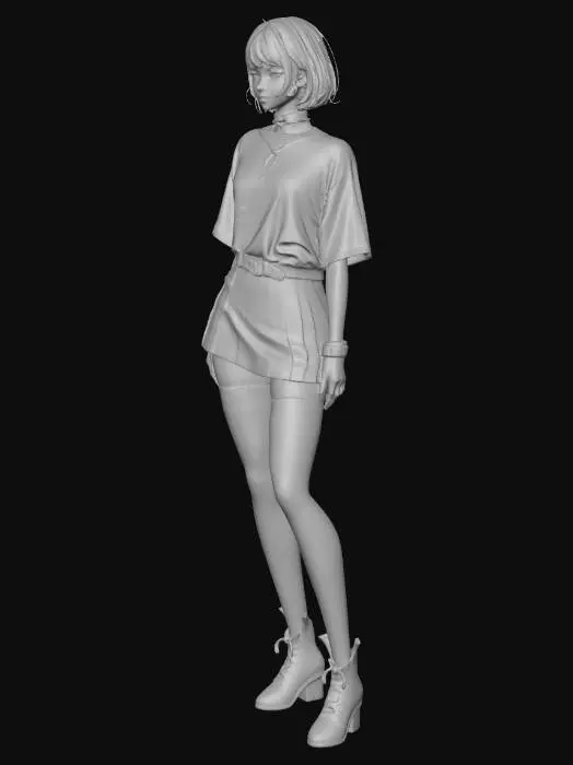 3D model for Ethereal Style