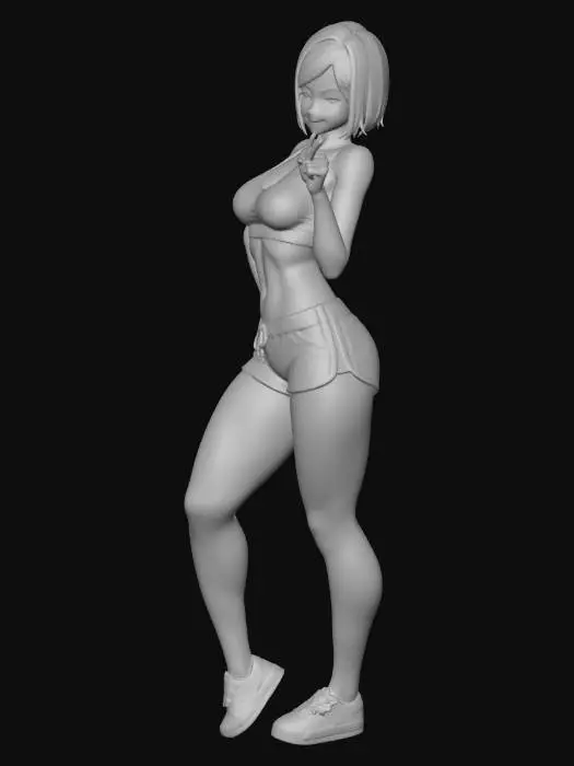 3D model for Anime Victory Pose
