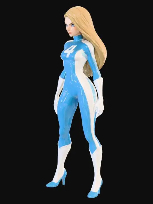 3D model for Invisible Heroine