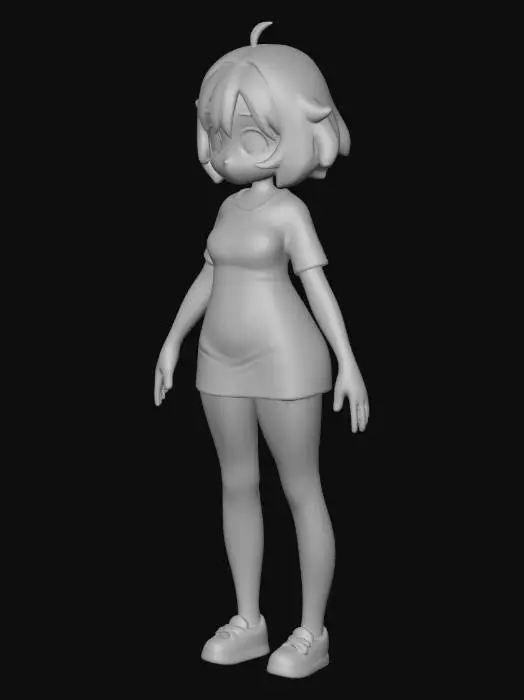 3D model for Colorful Character