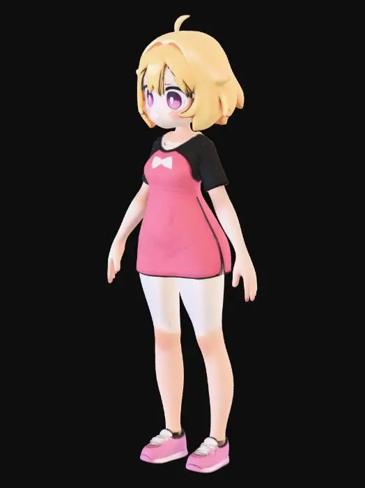 3D model for Colorful Character