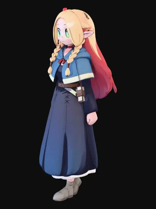 3D model for Elven Wanderer