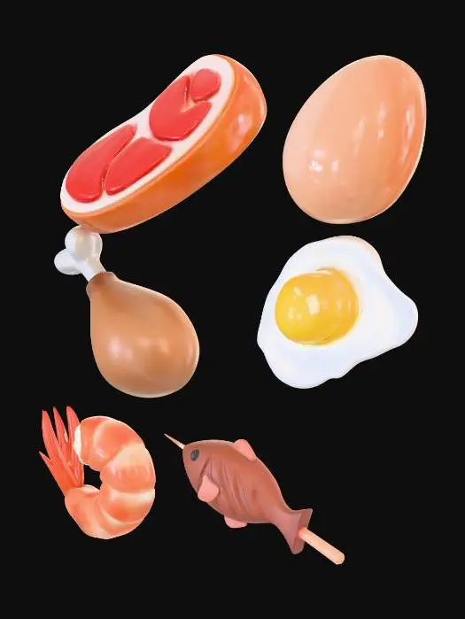 3D model for Protein Palette