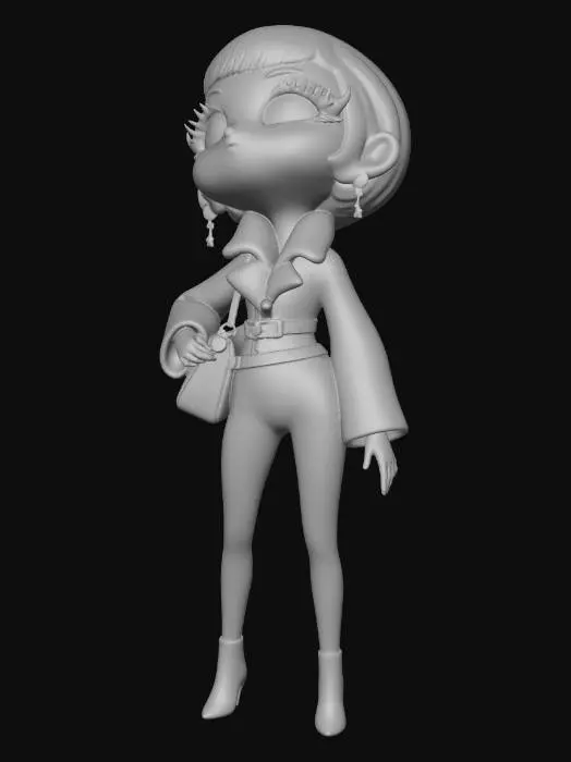3D model for Fashionista Doll