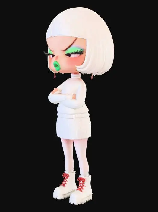 3D model for Sassy Stance