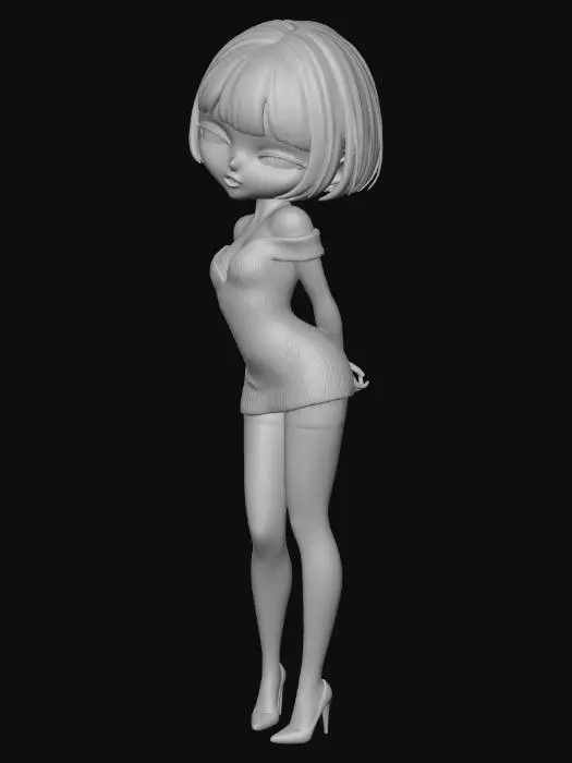 3D model for Elegance in Red