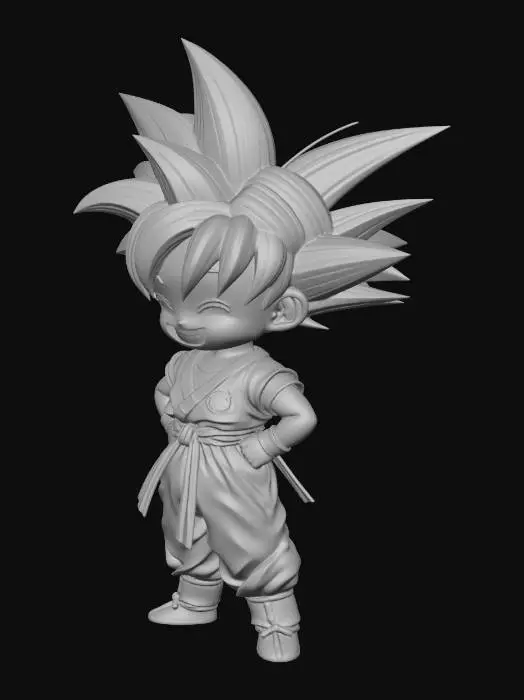 3D model for Little Super Saiyan Goku