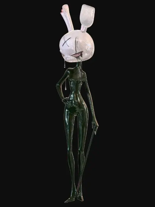 3D model for Midnight Latex Bunny