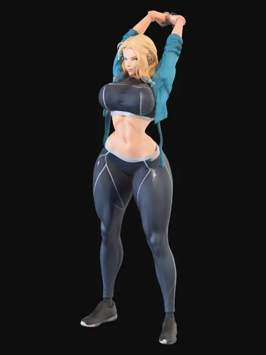 3D model for Athletic Strength in Motion