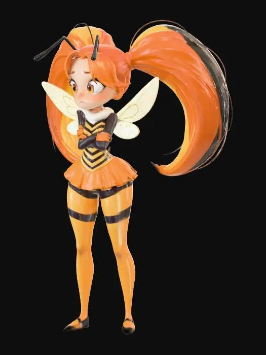 3D model for Honeycomb Heroine
