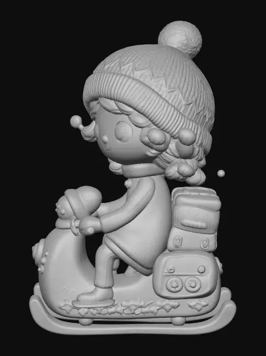 3D model for Whimsical Winter Ride