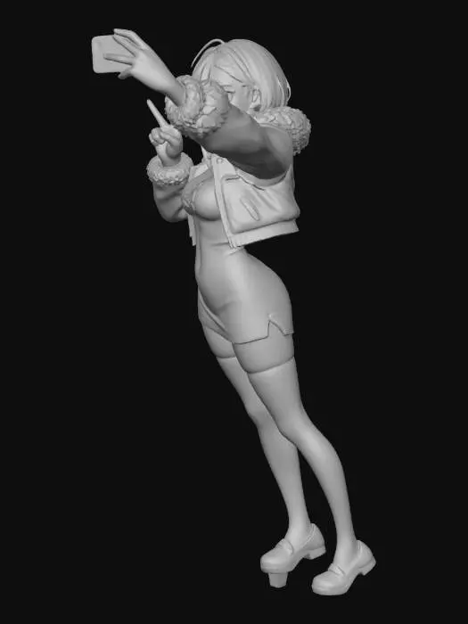 3D model for Urban Neon Selfie