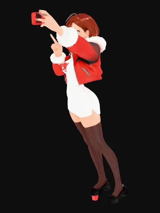 3D model for Urban Neon Selfie