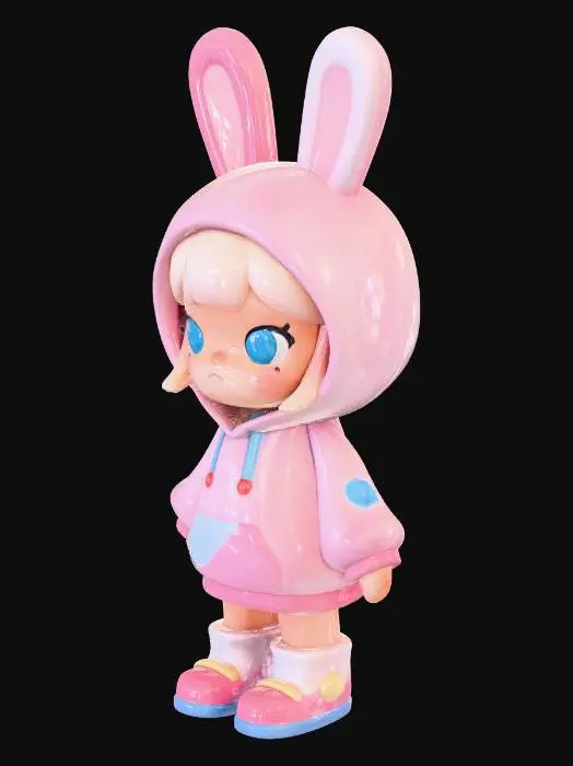 3D model for Pastel Bunny Hoodie