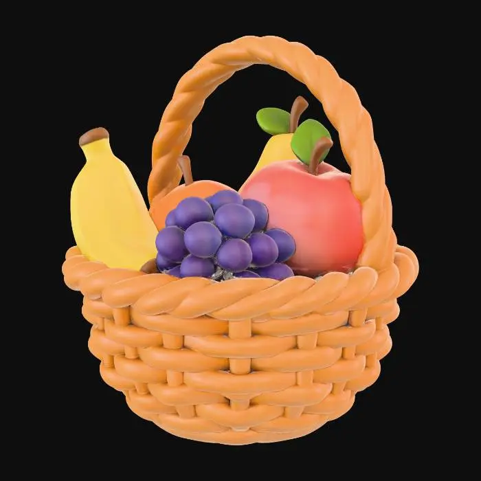 3D model for Fruit Basket Delight