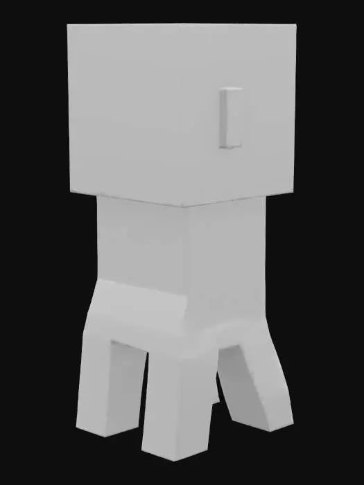 3D model for minecraft Creeper