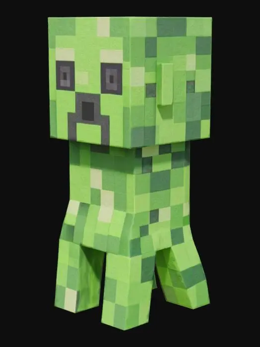 3D model for minecraft Creeper