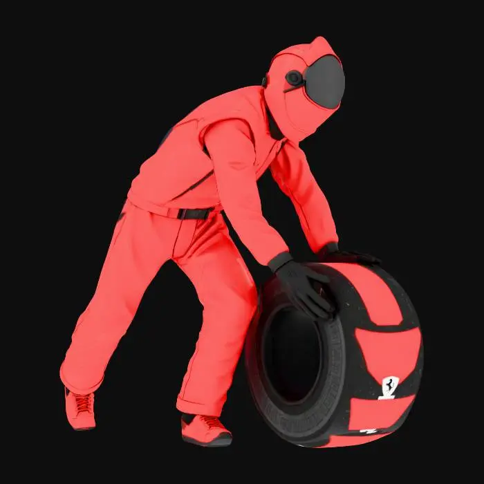 3D model for Pit Crew Player