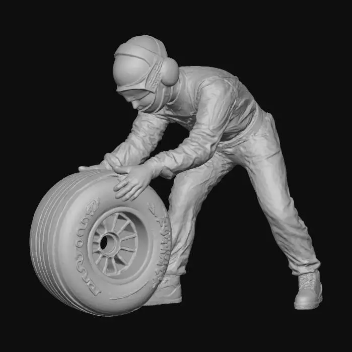3D model for Pit Stop Action