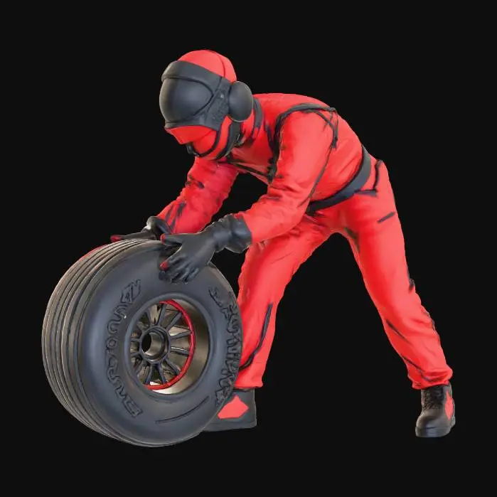 3D model for Pit Stop Action