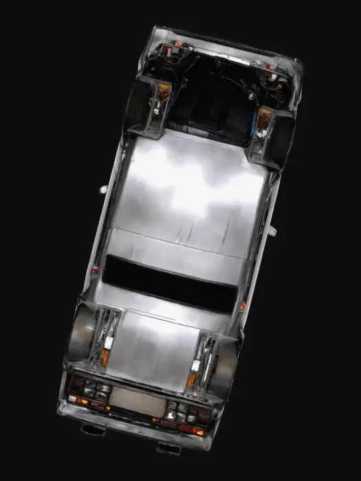 3D model for back to the future DeLorean 