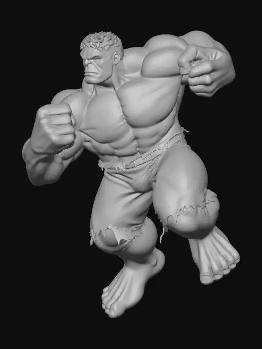 3D model for Hulking Fury